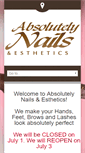 Mobile Screenshot of absolutelynail.com